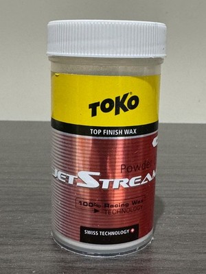 Toko JetStream Red Powder Top Finish Wax 30g Racing Fluoro Partial Jar