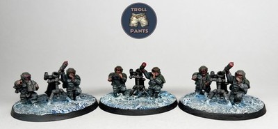 Warhammer 40k - Astra Militarum - 3 Mortar Bases Squad