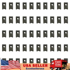 50x Motorcycle Faring Bolt Nut Zinc-plated Screw Clip Speedclips 5mm For Honda