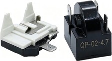 1Pcs QP-02-4.7 3Pin 4.7 Ohm Refrigerator Start Relay Coolers Compressor...