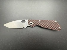 Mick Strider SnG DGG Double Gunner Grip Black Cherry Dagger Grind S30V