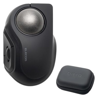 ELECOM bitra Trackball Mouse Bluetooth 2.4GHz Quiet 5 Button Case New from Japan