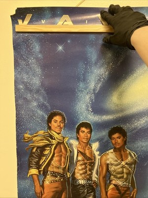 The Jacksons Victory 1984 Promo Poster 36”x36” | eBay