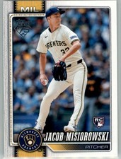 2026 Topps Series 1 JACOB MISIOROWSKI Rookie Base #10 Brewers