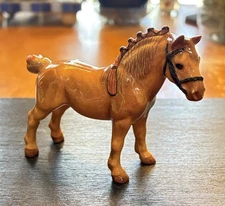 Retired Hagen Renaker Belgian Draft Horse w/ Ribbons