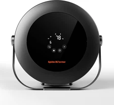 Grow Tent Heater,530W Portable Heater with Smart Temperature Control, 4 Modes & 