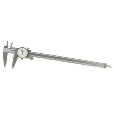 INSIZE 1311-12 Dial Caliper,White,0-12" Range,2" Jaw D 408P46