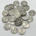 $13 Face Walking Liberty Half Dollar 50c 90% Junk Silver Constitutional Coins