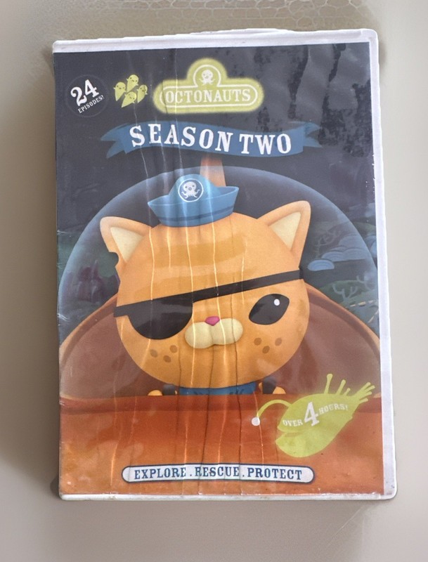 Octonauts Season 2 Two (DVD, 2-Disc) 24 Episodes 300 Minutes Animated Cartoon