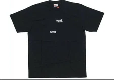 Supreme FW18 CDG / Comme des Garcons SHIRT Split Box Logo Tee Black Size XL
