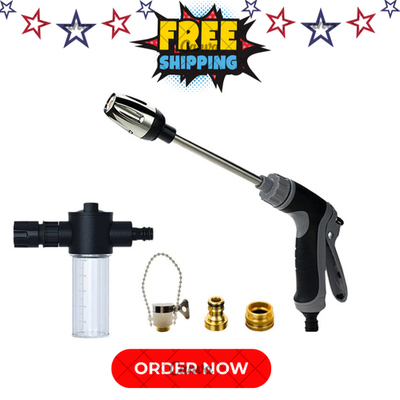 #ad High Pressure Washer Hose Nozzle Car Wash Water Gun Garden Sprinkler Foam $20.50