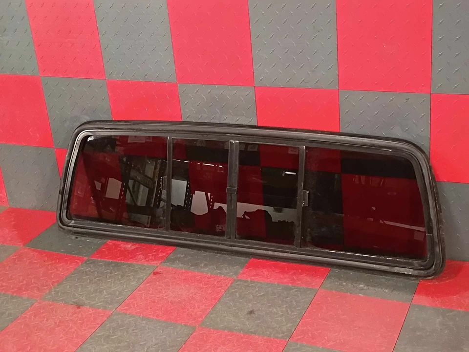 Ventana trasera corredera de vidrio con junta para Ford F150 F250 F350 80-96 Foto 4 de 4