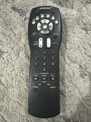 Bose DVD CD TV Aux Media Center Remote Control - Model MX 3 18 B