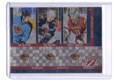 Nik Antropov, Eric Boulton & Ondrej Pavelec 2010-11 Zenith Mozaics Card #1