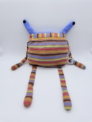 Jellycat Alien Bob Striped Plush Long Legs Bean Filled Plushie Retired Rare