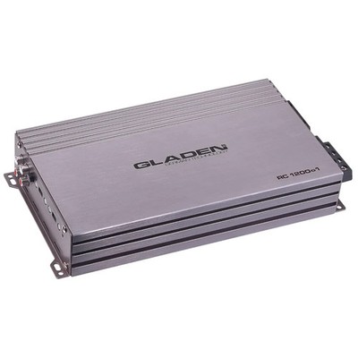 Gladen RC 1200C1 Mono Class D Amplifier Car Audio