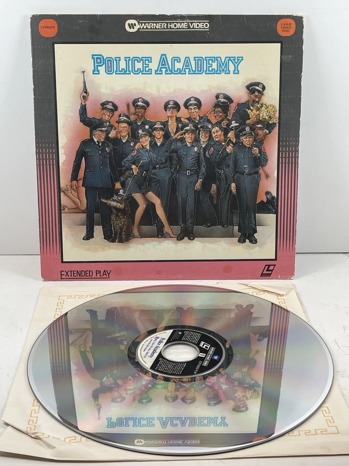 Police Academy Laserdisc Steve Guttenberg Kim Cattrall Comedy Good Condition! - Image 2 of 4