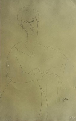 Modigliani - ''45 drawings'' lithograph after drawing ''Portrait of a woman''