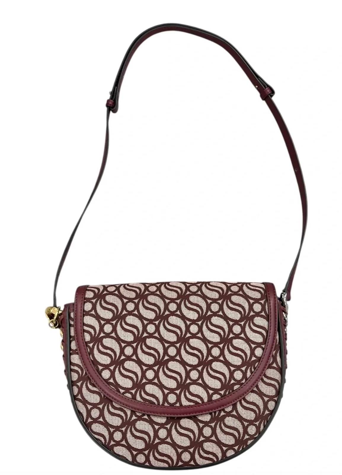 Stella McCartney — STELLA MCCARTNEY Falabella canvas-jacquard shoulder bag