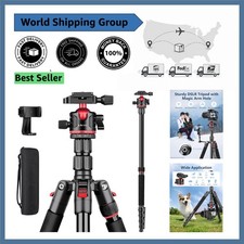 78 Professional Aluminum Tripod Monopod - Versatile Lightweight for Travel