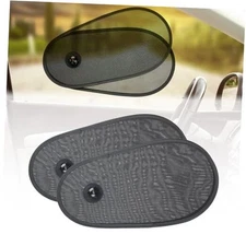 2 PCS Adjustable Side Window Sunshades, Adjustable & Rotatable Side Window Sun 
