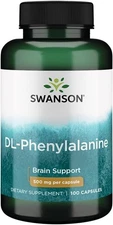 Swanson Amino Acid Dl-Phenylalanine 500 Milligrams 100 Capsules 
