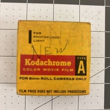 Vintage 1960s Kodachrome Type A 8mm Color Movie Film KA459 Sealed Box exp 05/62