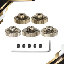 5 Set 64P Pinion Gear Set 3.175mm Shaft 46T 47T 48T 49T 50T Aluminum Motor Gears