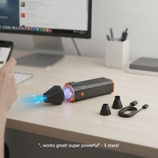 180000RPM Cordless Compressed Air Duster Blower for Computer PC Cleaning Cleaner