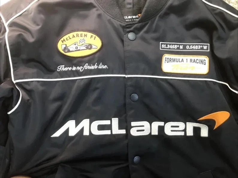 McLaren Racing F1 Bomber Jacket – Vintage Motorsport Jacket, McLaren Formula 1 - Image 2 of 4