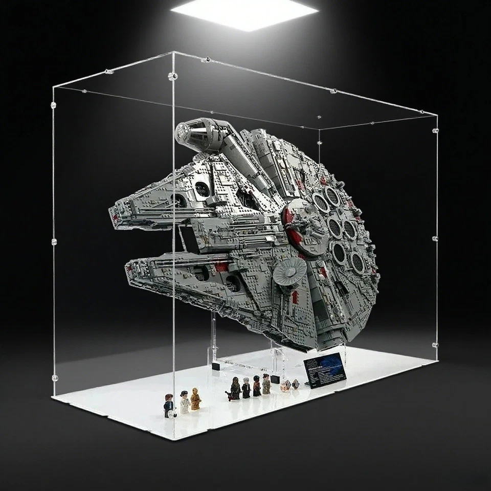 Acryl Vitrine für Lego 75192 UCS Millennium Falcon Display Vitrinen Box NEU DE