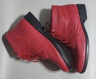 Step Up Comfort - men's red leather dress shoes hi back red laces - size 11M — photo 5