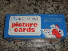 1987 Topps Baseball Vending Box 500 Cards Unsearched
