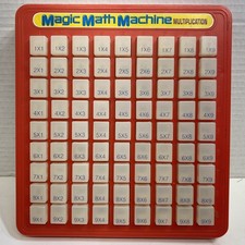 Vintage 1988 Magic Math Machine Multiplication Lanard Toys Ltd. Made In Macau