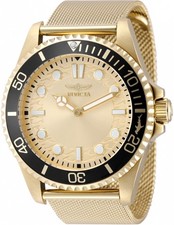 Invicta Pro Diver Quartz Gold Dial Men's Watch 49690