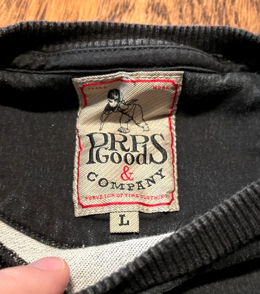 PRPS Sweatshirt Mens Large Script Logo American Japanese Goods - Image 4 of 4