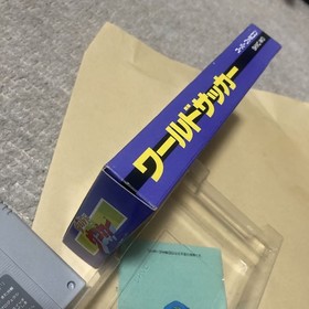 Free  SFC Super Famicom World Soccer Box with Manual SUPER FAMICOM WORLD SOCCER