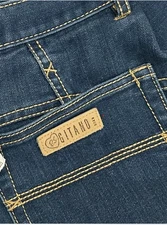 Vintage 80’s PS GITANO Dark Wash High-waisted Tapered Leg Denim Jeans - Sz 12 L