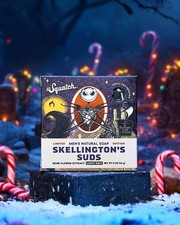 DR. SQUATCH BAR SOAP SKELLINGTON  S SUDS NIGHTMARE BEFORE XMAS LIMITED EDITION  