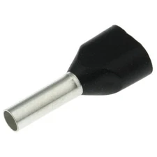 20pc SCHNEIDER ELECTRIC AZ5DE015 Bootlace ferrule double tm 1.5 mm2 black,