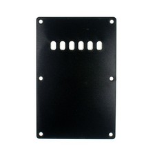 C38 Custom Cavity Cover Back Plate Fits Strat Style, BLACK