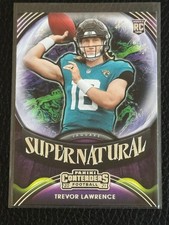 2021 Panini Contenders TREVOR LAWRENCE RC Supernatural Rookie Insert SN-TLR