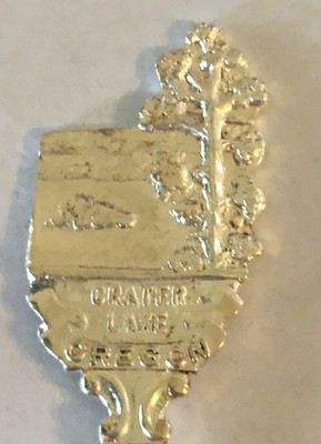 Crater Lake Oregon Vintage Souvenir Spoon Collectible
