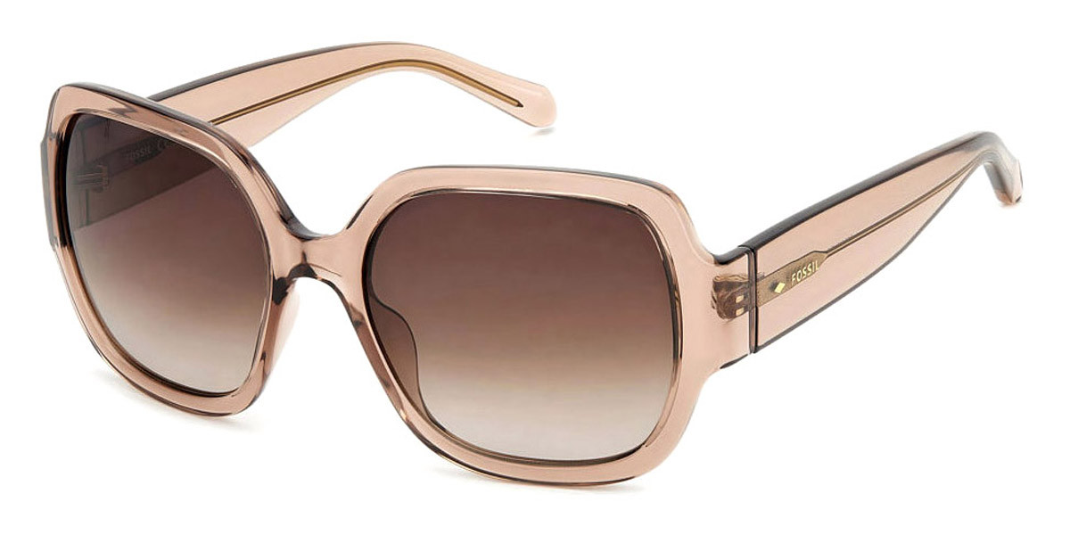 Солнцезащитные очки Fossil FOS Crystal Бежево-коричневый градиент 58 мм Новые 100 аутентичные 12090₽