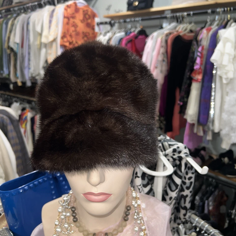 De colección Janet Leitner "PIEL REAL" Mujer Vestido Iglesia Sombrero Foto 4 de 4