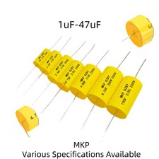 MKP Capacitor 1uF-47uf ±5% 250V - Audio Grade - Speaker Crossover Film Cap Axial