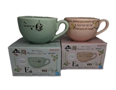 Pokemon Ichiban Kuji Mimikkyus Cafe Time Mug Set Prize E Tea Cup