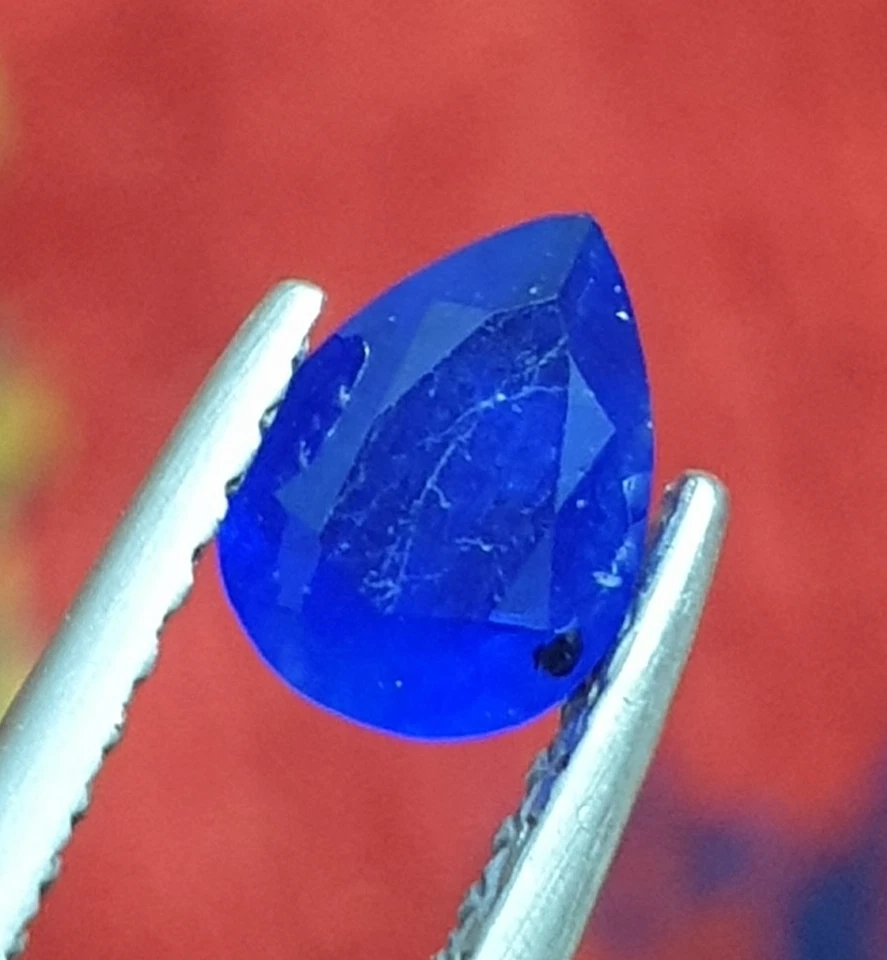 0,37 Crts Extremadamente Raro Azul Real Hauyne Cristal Calidad Gema de Badakshan Foto 2 de 4