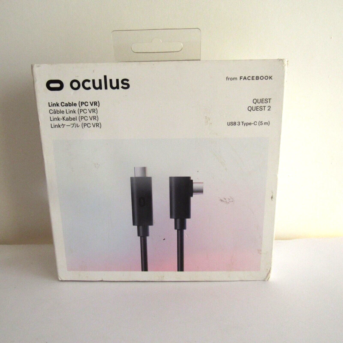 Oculus Link Cable Quest 2 In Box Unused Gaming Virtual