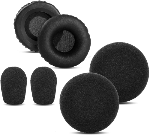 Blue Parrot VXI 6pc Foam Kit Ear Pads Cushions B250-XT B150 Headset Parrott Mic - Picture 1 of 6
